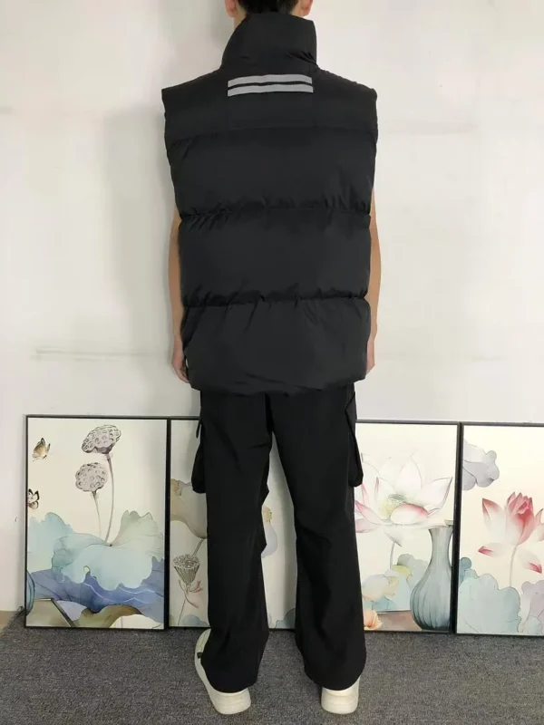 Canada Goose Black Puffer Vest B - view 4
