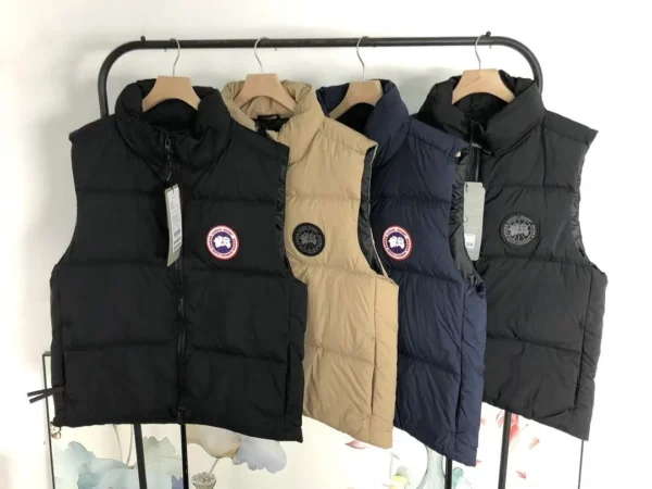 Canada Goose Black Puffer Vest B - view 6