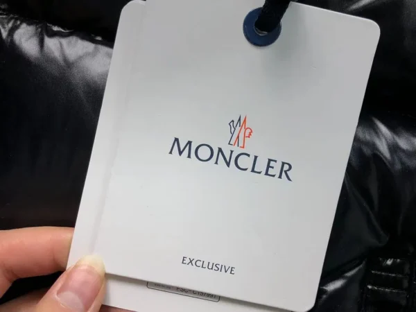 Moncler Black Glossy Longline Down Vest - view 13