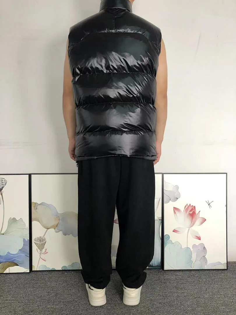Ralph Lauren Black Glossy Down Vest