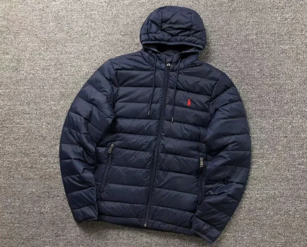 Ralph Lauren Navy Packable Hooded Puffer - view 1