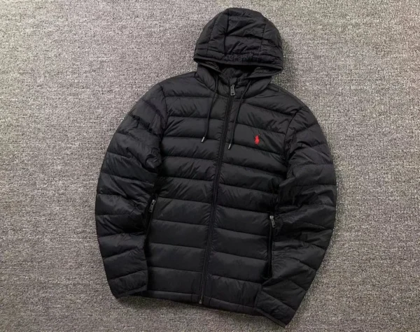 Ralph Lauren Navy Packable Hooded Puffer - view 2
