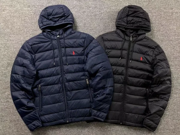 Ralph Lauren Navy Packable Hooded Puffer - view 4