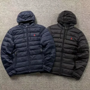 Ralph Lauren Navy Packable Hooded Puffer