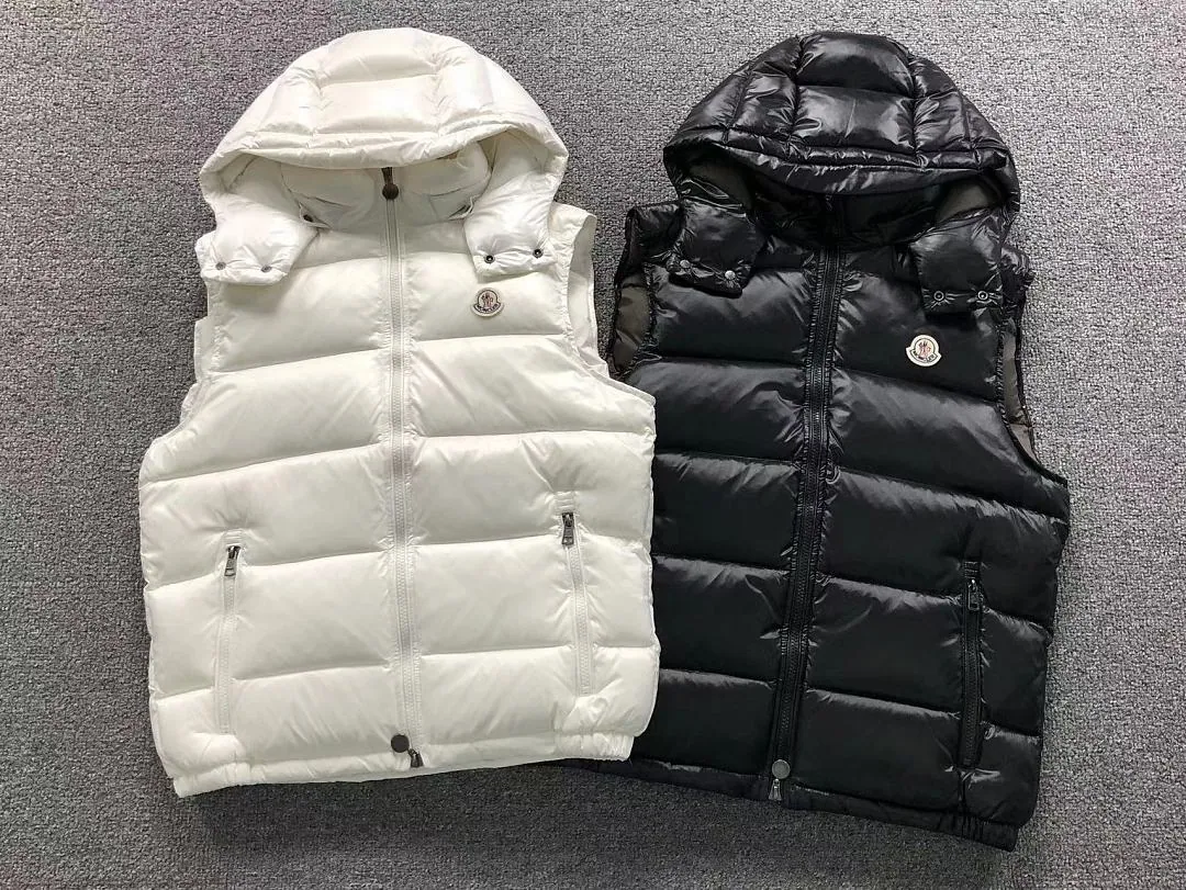 Moncler Navy Quilted Down Vest
