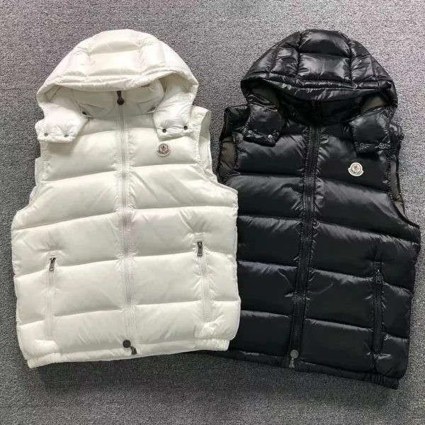 Moncler Navy Quilted Down Vest