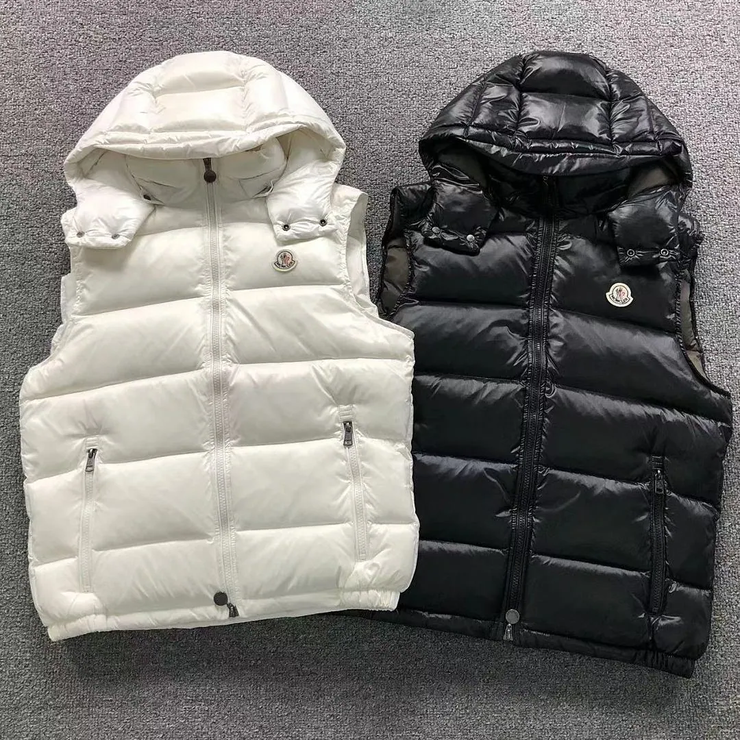 Moncler Navy Quilted Down Vest