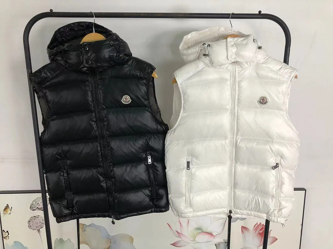 Moncler Navy Quilted Down Vest