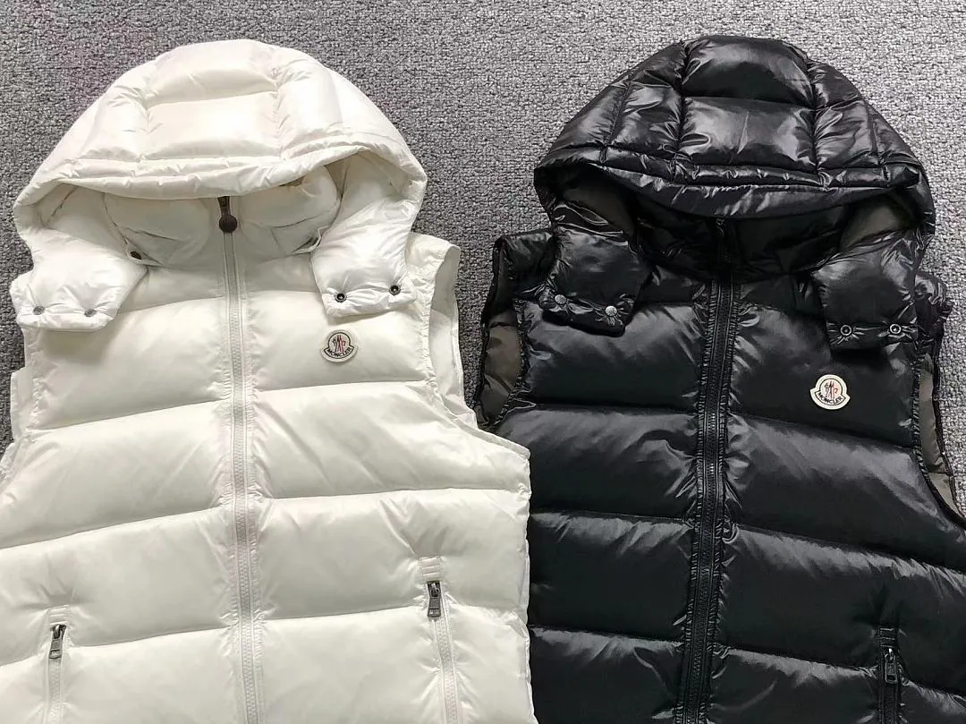 Moncler Navy Quilted Down Vest