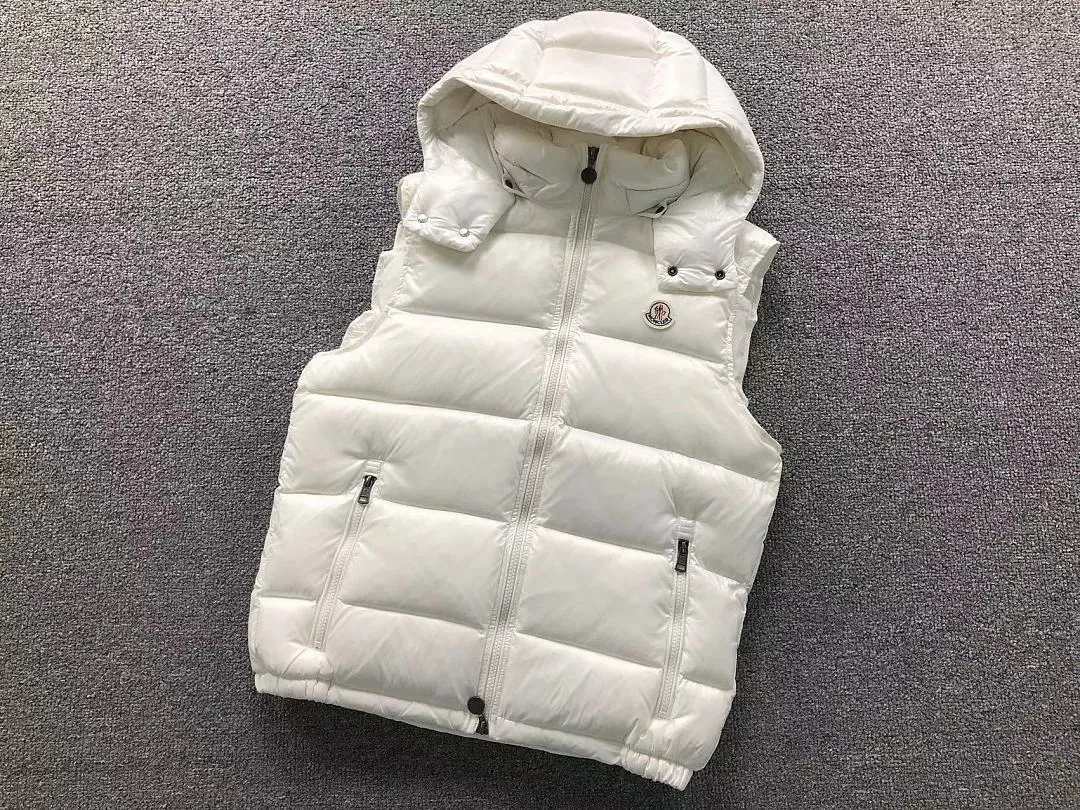 Moncler Navy Quilted Down Vest