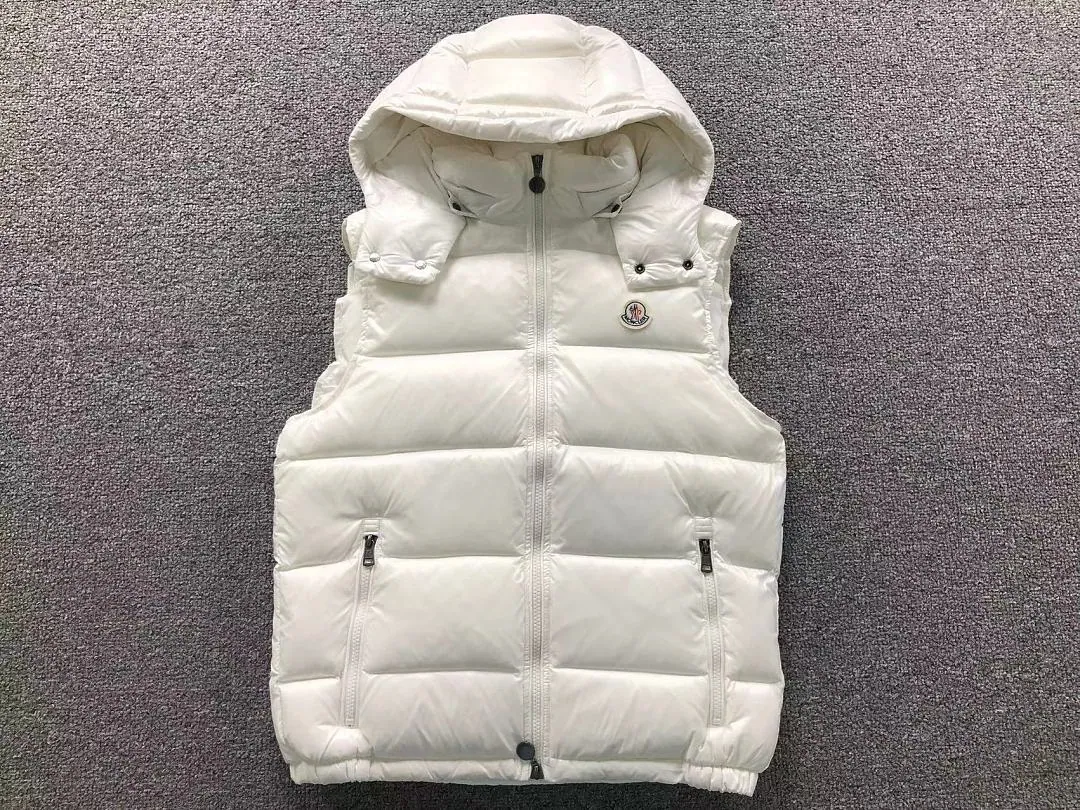 Moncler Navy Quilted Down Vest