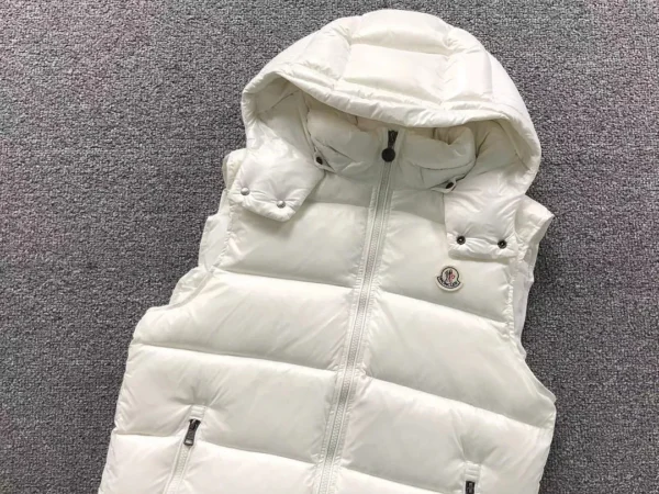 Moncler Navy Quilted Down Vest - view 10