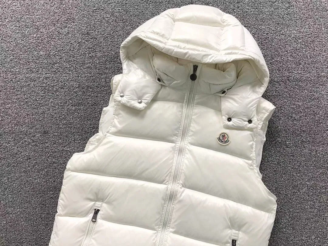 Moncler Navy Quilted Down Vest