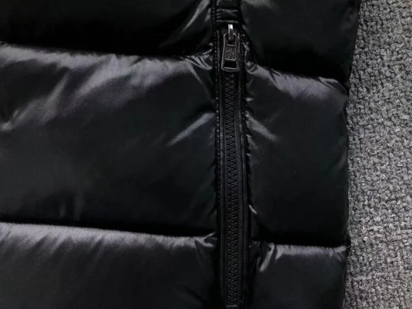 Moncler Navy Quilted Down Vest - view 12