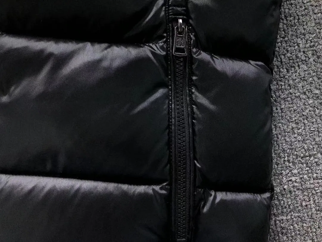Moncler Navy Quilted Down Vest