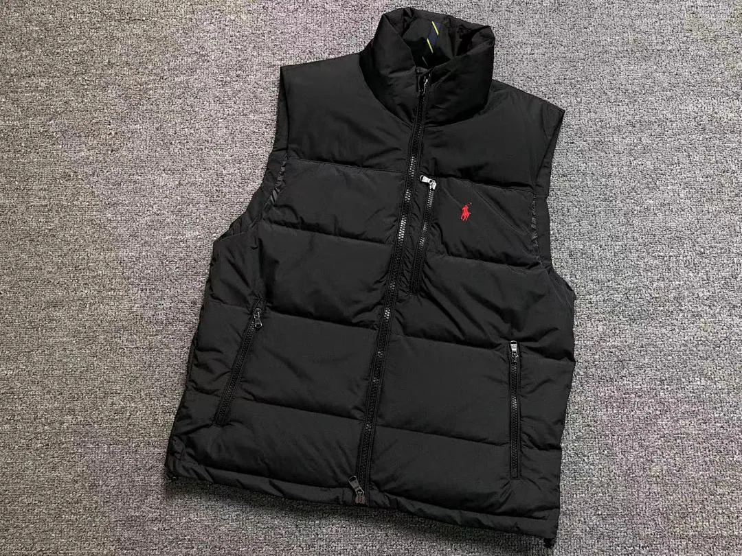 Ralph Lauren Black Quilted Down Vest