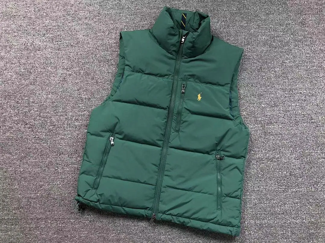Ralph Lauren Black Quilted Down Vest