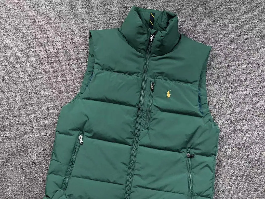 Ralph Lauren Black Quilted Down Vest
