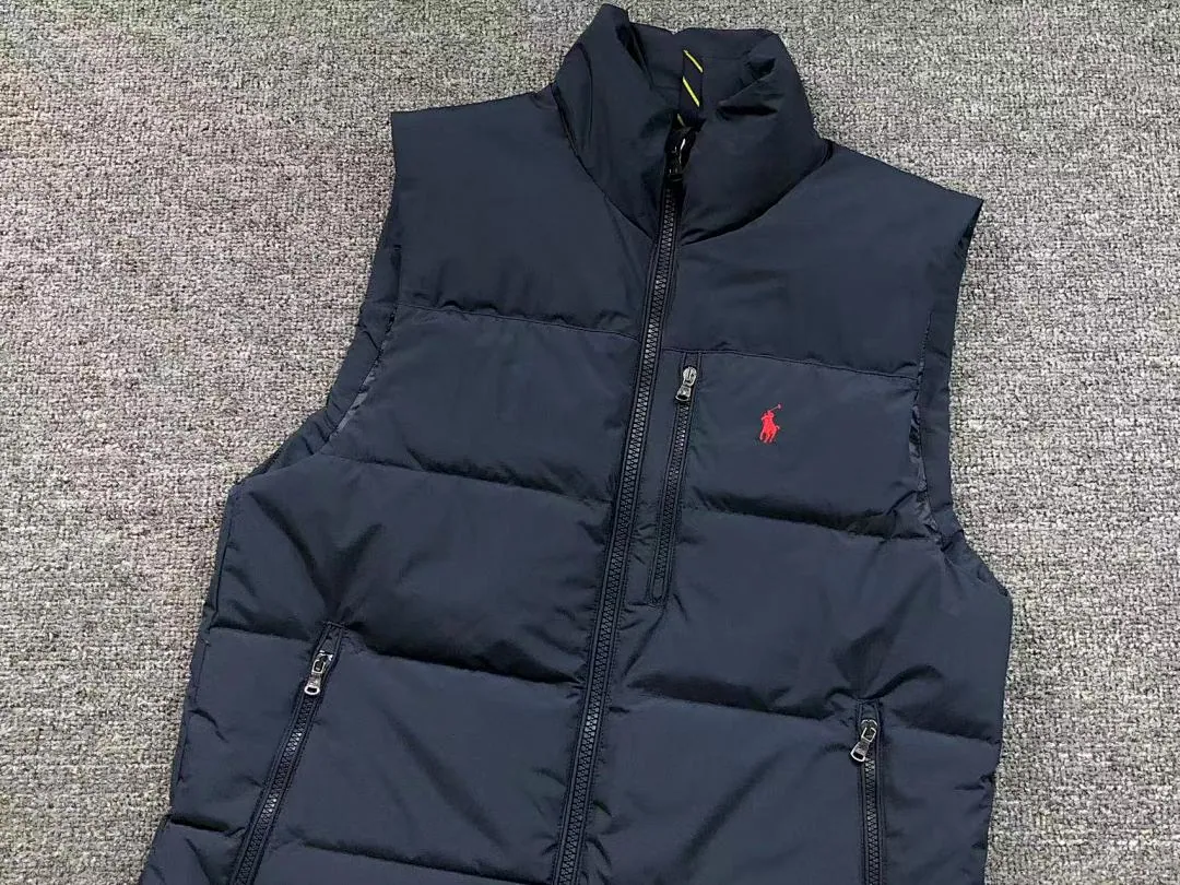 Ralph Lauren Black Quilted Down Vest