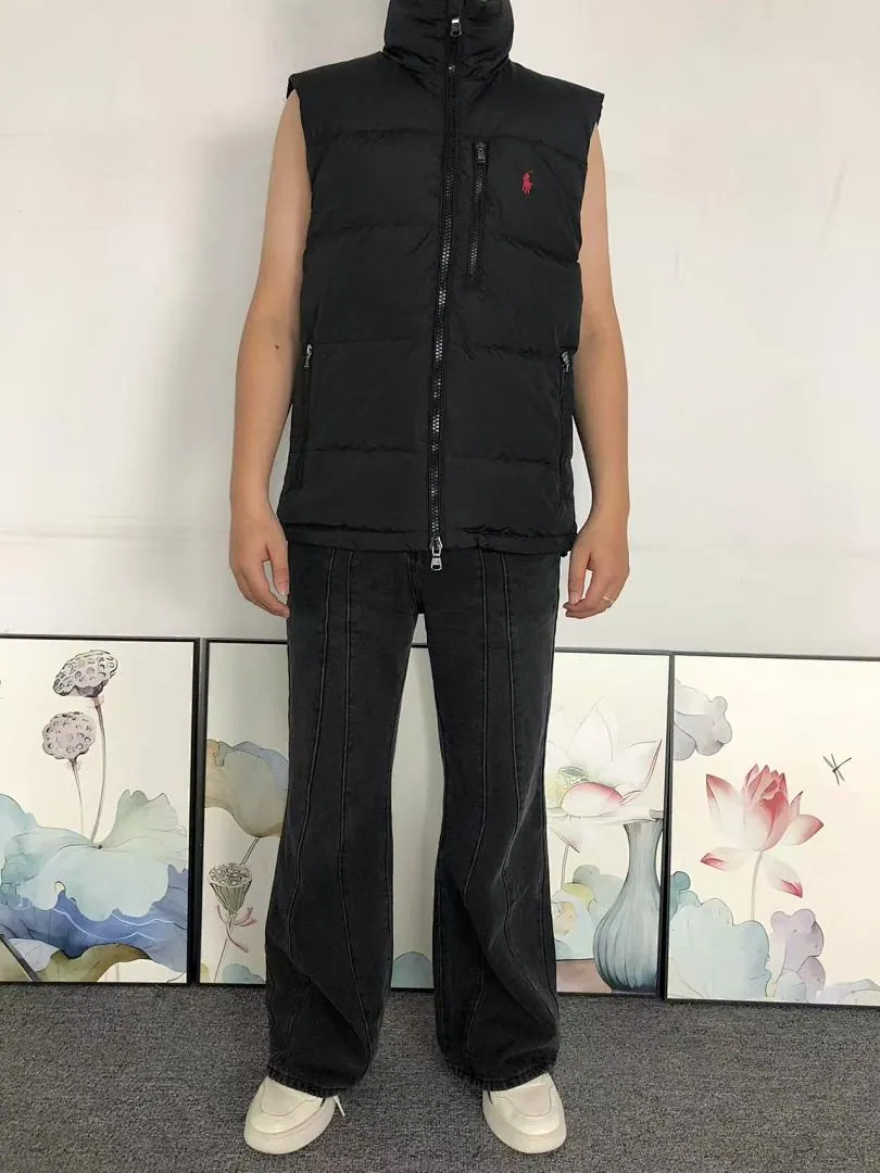 Ralph Lauren Black Quilted Down Vest