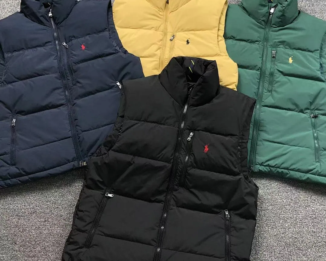 Ralph Lauren Black Quilted Down Vest