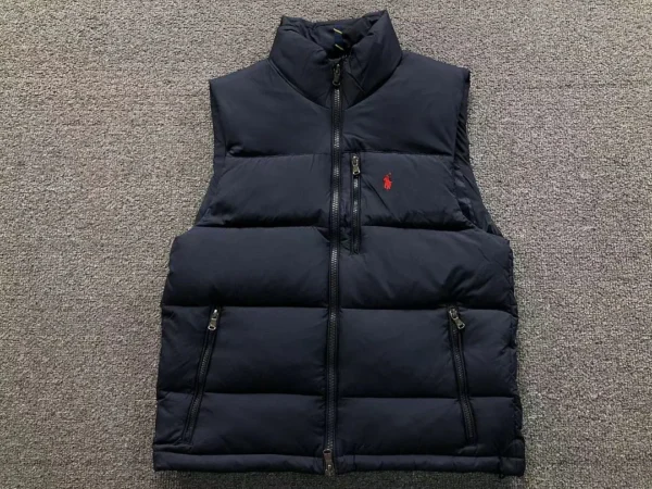 Ralph Lauren Navy Glossy Puffer - view 2