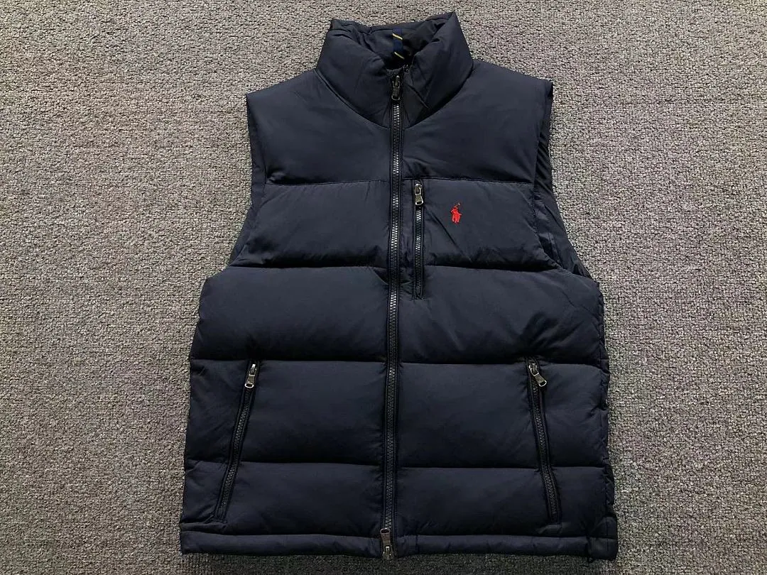 Ralph Lauren Navy Glossy Puffer