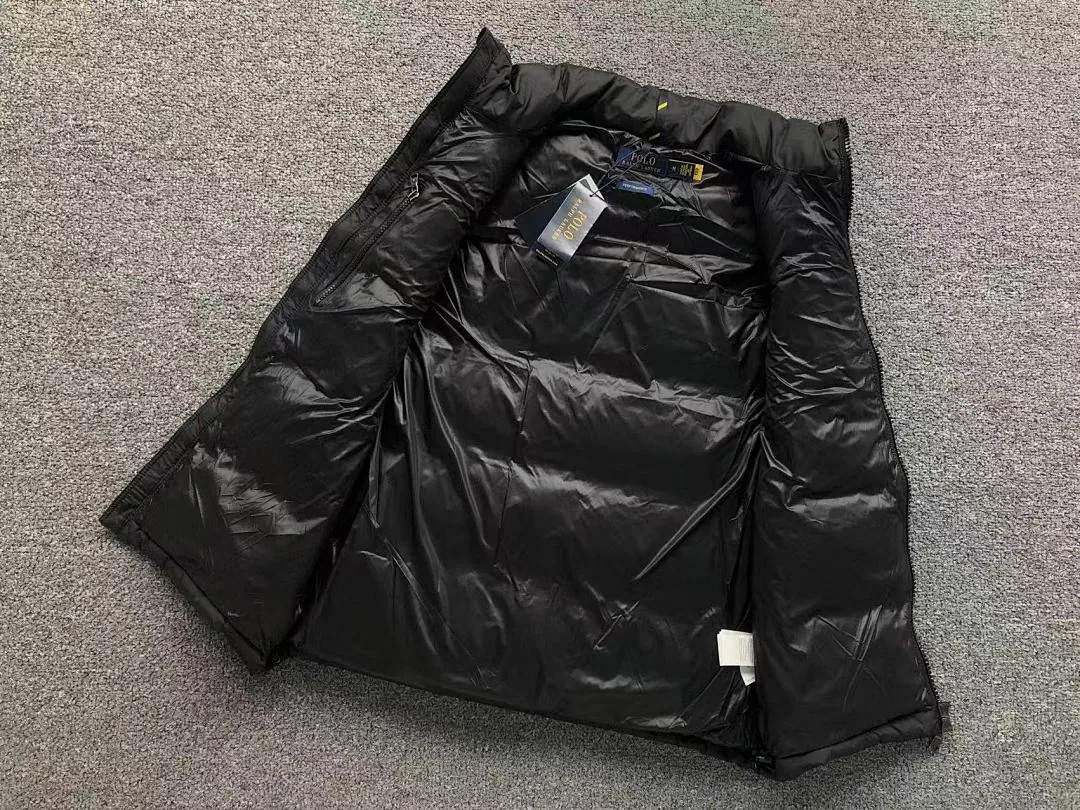 Ralph Lauren Black Glossy Packable Puffer B