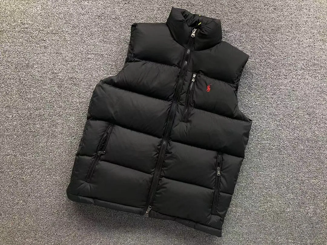 Ralph Lauren Black Glossy Packable Puffer B