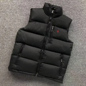Ralph Lauren Black Glossy Packable Puffer B