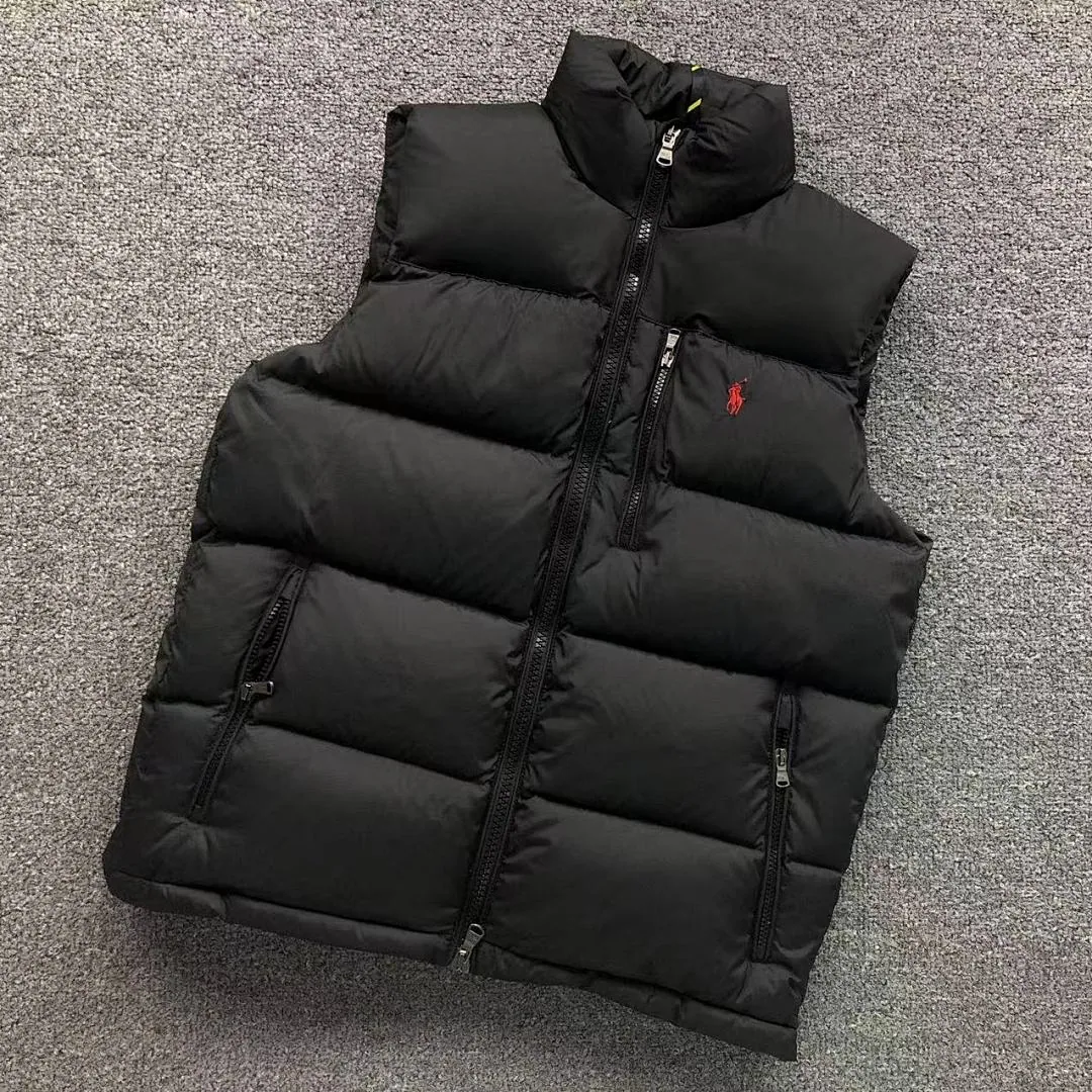 Ralph Lauren Black Glossy Packable Puffer B