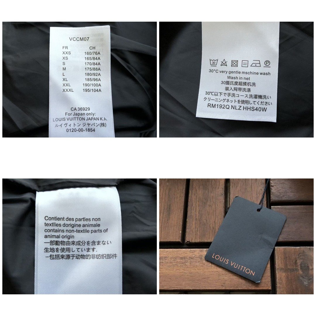 LV Zip up hooded down jacket - Image 7