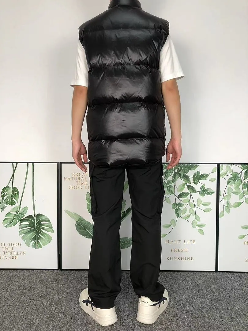 Canada Goose Black Glossy Down Vest E