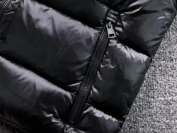 Moncler Black Packable Hood Down Vest - view 10