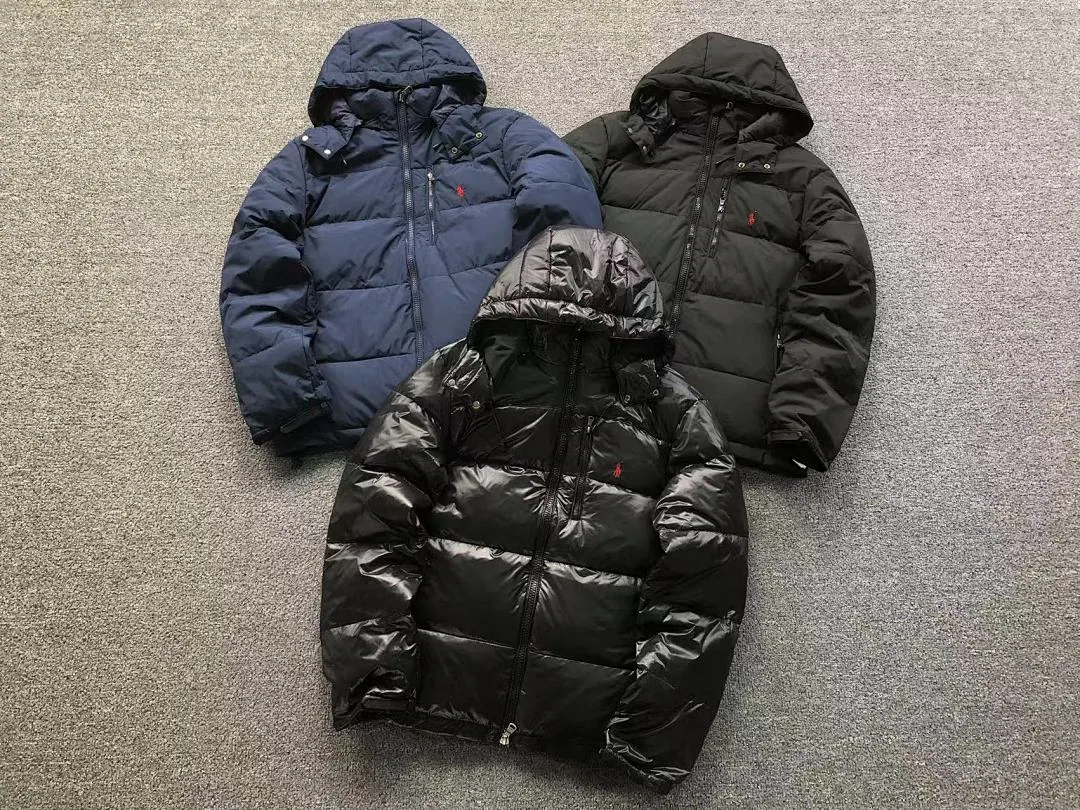 Ralph Lauren Navy Hooded Packable Puffer B