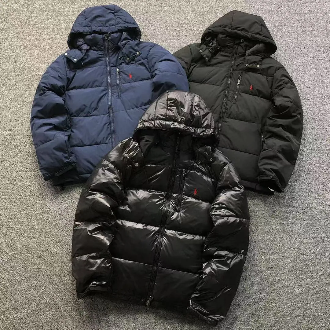 Ralph Lauren Navy Hooded Packable Puffer B