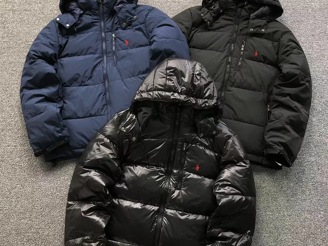 Ralph Lauren Navy Hooded Packable Puffer B