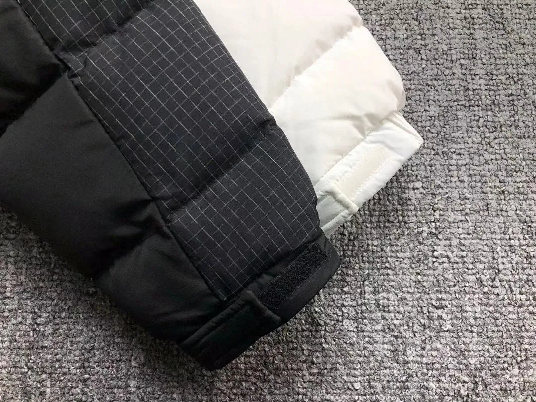 The North Face White Cropped Puffer