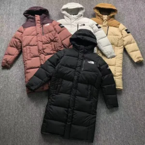 The North Face Tan Long Down Coat