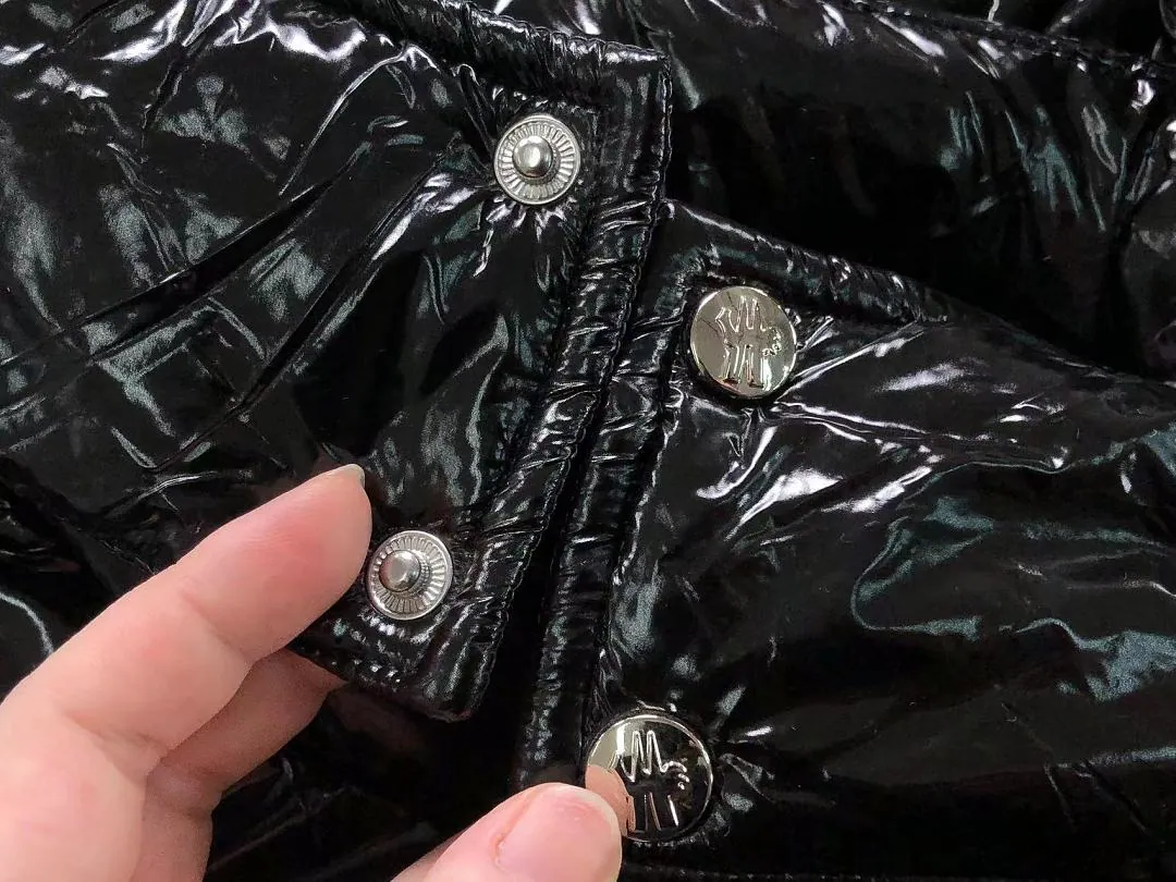 Moncler Black Glossy Longline Puffer B
