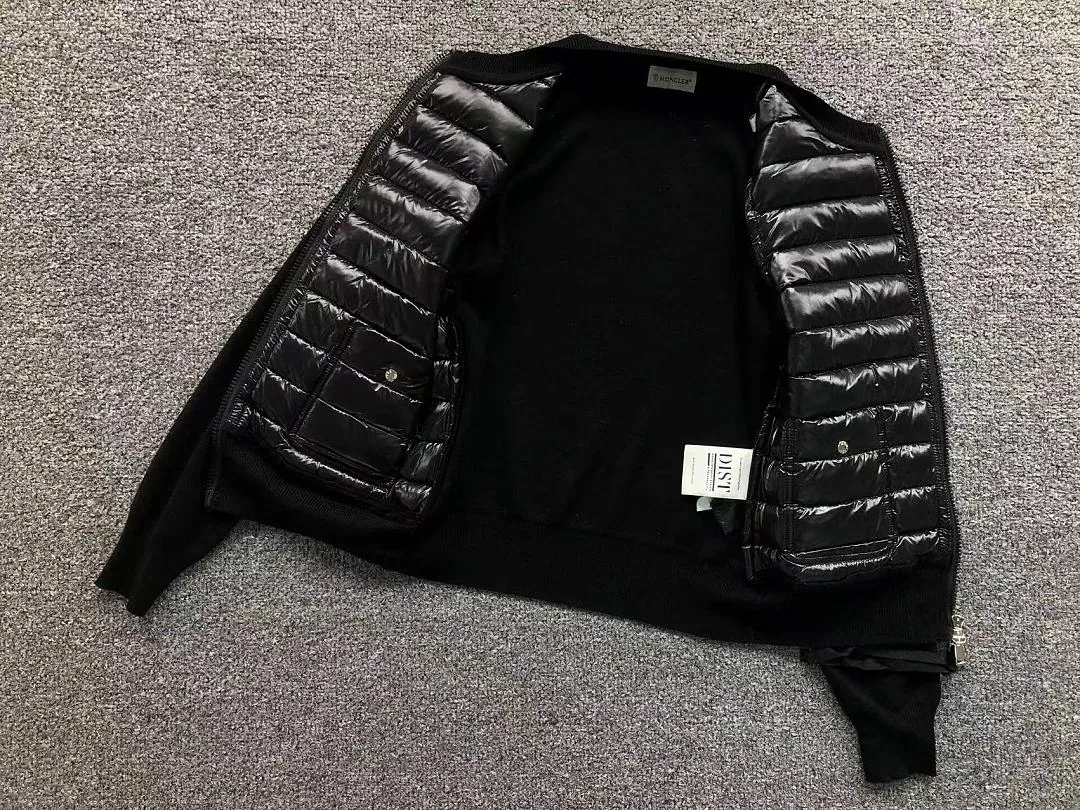 Moncler Black Glossy Hooded Puffer D