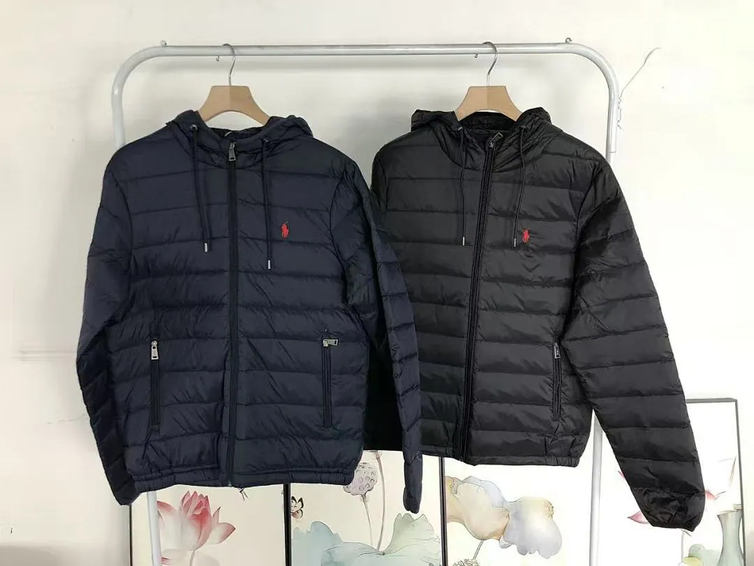 Ralph Lauren Navy Packable Puffer Jacket