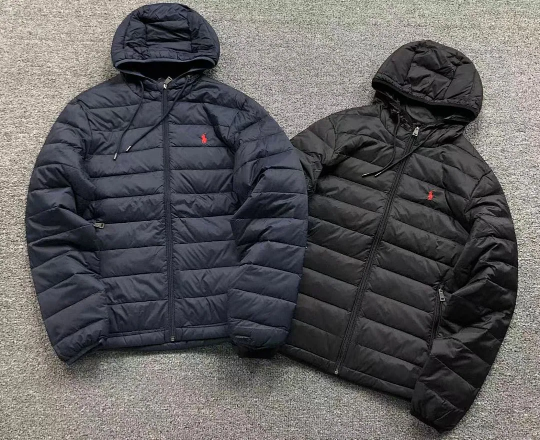 Ralph Lauren Navy Packable Puffer Jacket