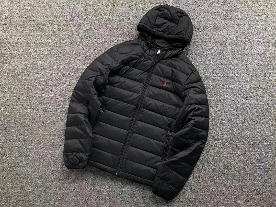 Ralph Lauren Navy Packable Puffer Jacket