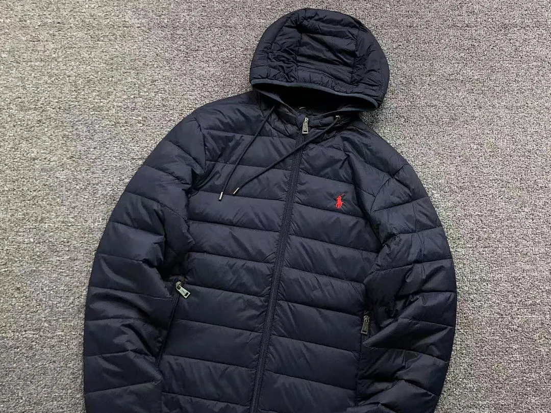 Ralph Lauren Navy Packable Puffer Jacket
