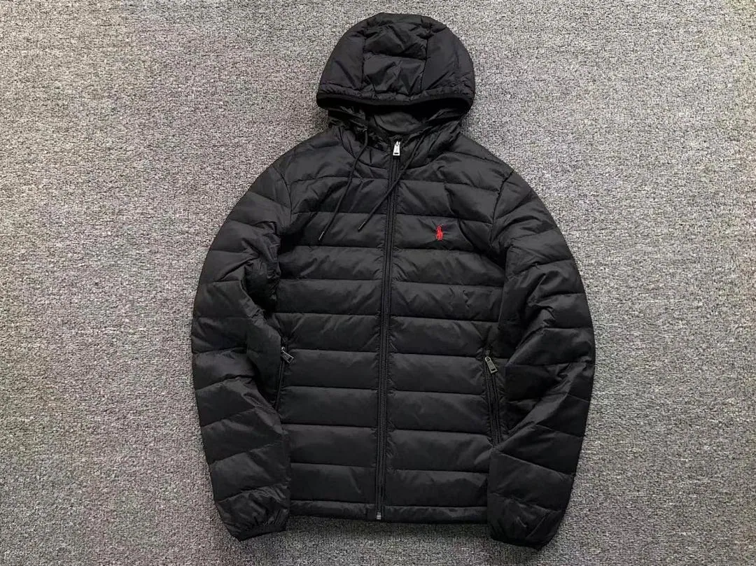 Ralph Lauren Navy Packable Puffer Jacket