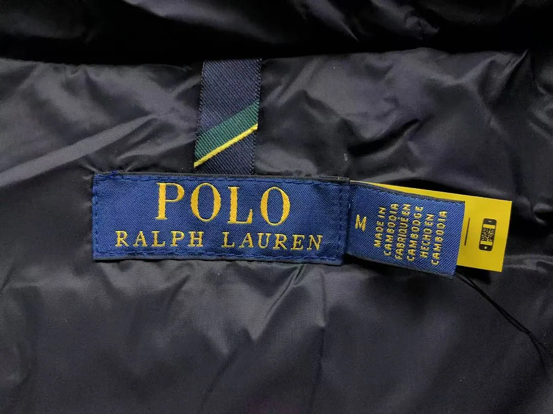 Ralph Lauren Navy Packable Puffer Jacket