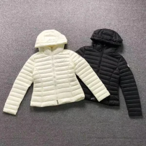 Moncler White Lightweight Down Jacket