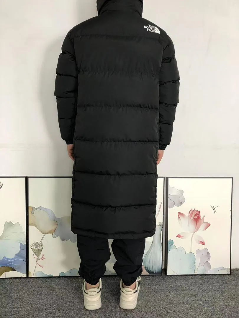 The North Face White Longline Down Coat