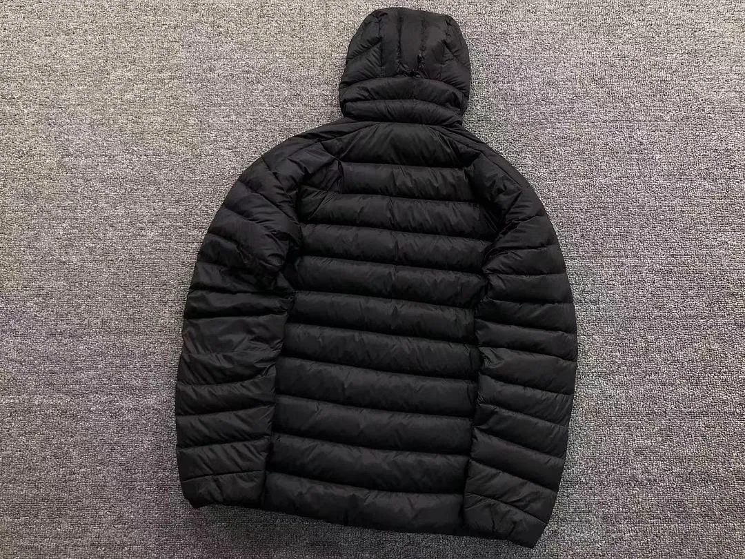 Arc'teryx Beige Hooded Down Jacket